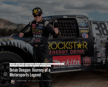 Brian Deegan featured on My Life at Speed