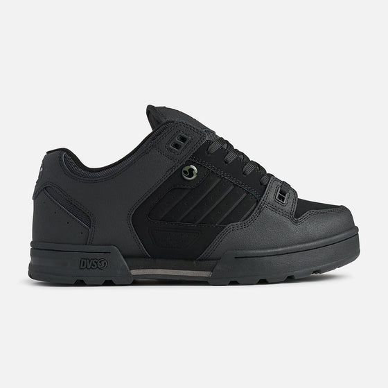 DVS Militia Snow Black sneaker on a light gray background