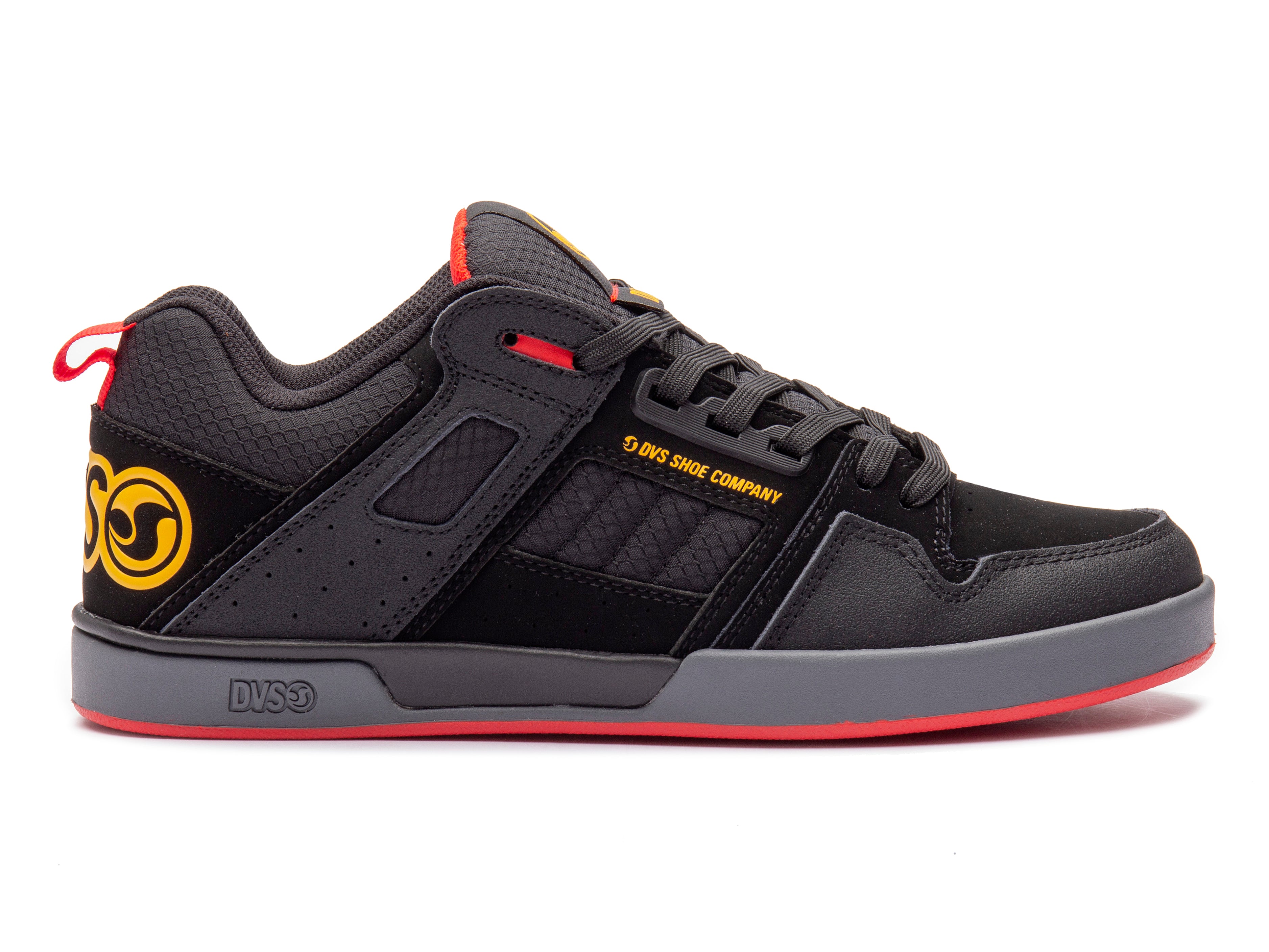 COMANCHE 2.0 BLACK YELLOW RED DVS SHOES DVS Shoes